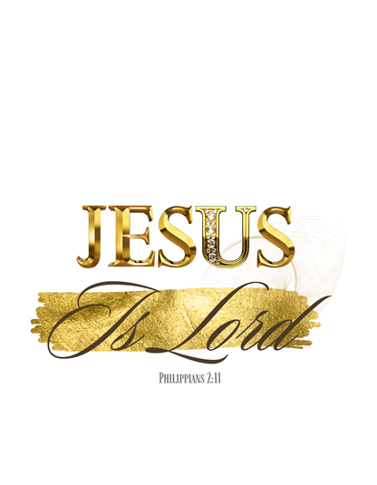 Jesus is Lord BLK/GLD